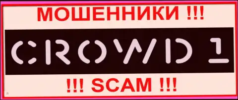 Логотип МОШЕННИКА Crowd1 Com
