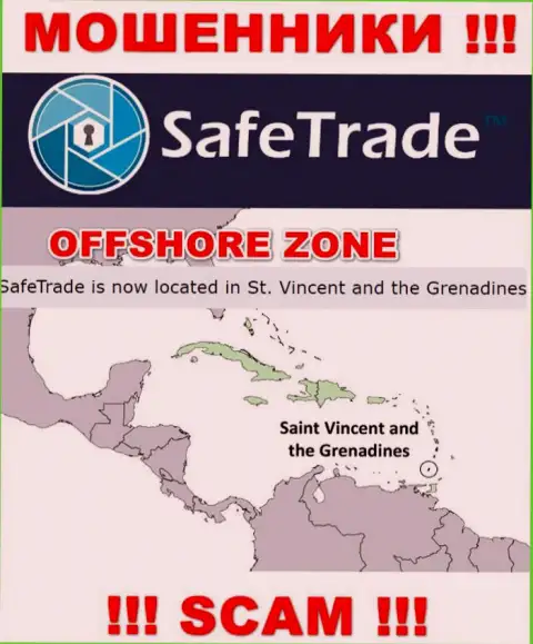 Компания SafeTrade присваивает вклады лохов, зарегистрировавшись в офшоре - Сент-Винсент и Гренадины