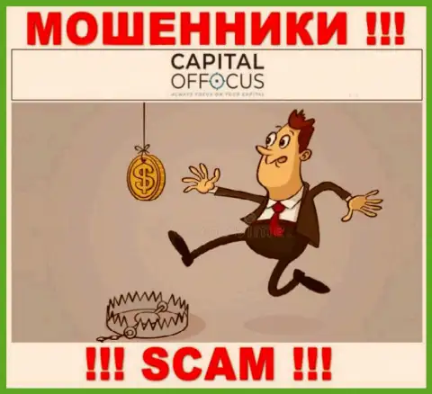 Обещания получить доход, увеличивая депозит в конторе Capital Of Focus - РАЗВОДНЯК !!!
