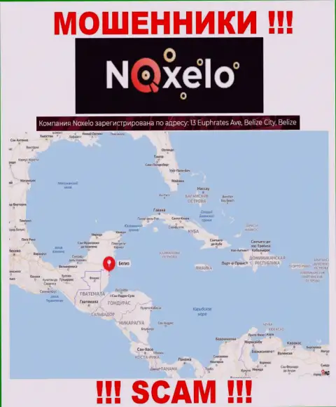 МОШЕННИКИ Ноксело Ком отжимают вложенные деньги наивных людей, находясь в офшоре по этому адресу 13 Euphrates Ave, Belize City, Belize