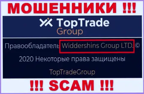 Сведения о юр. лице Top Trade Group у них на официальном веб-ресурсе имеются это Widdershins Group LTD