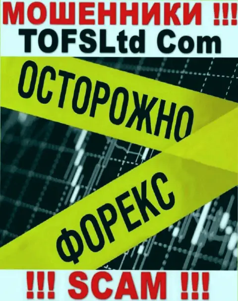 Будьте весьма внимательны, вид работы TOFSLtd Com, Forex - это разводняк !