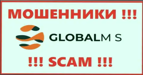 Логотип ОБМАНЩИКА GlobalM-S Com