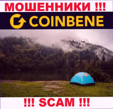 Будьте крайне бдительны, CoinBene Com мошенники - не желают засвечивать сведения об местонахождении организации
