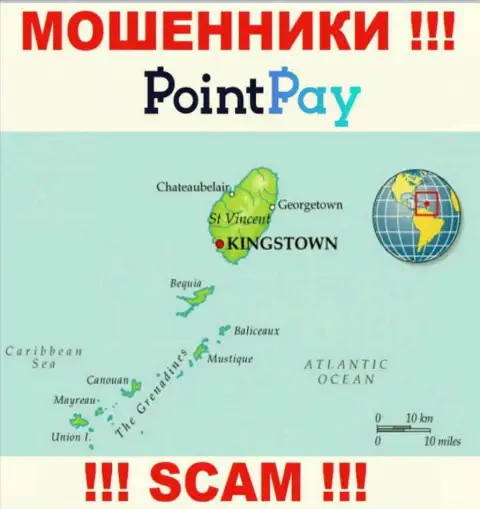 Point Pay LLC - это интернет мошенники, их место регистрации на территории Сент-Винсент и Гренадины