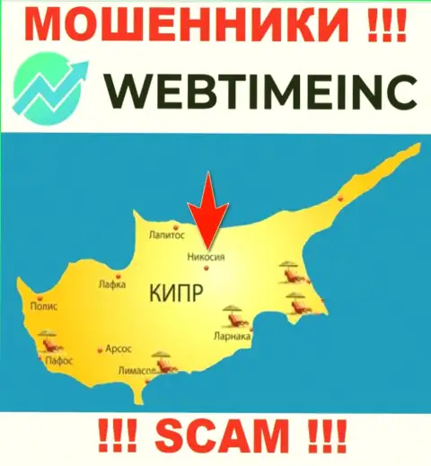 Контора WebTimeInc это мошенники, обосновались на территории Никосия, Кипр, а это офшор