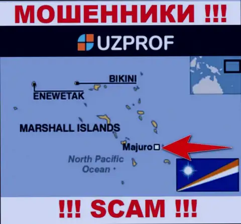 Отсиживаются аферисты UzProf Com в оффшоре  - Majuro, Republic of the Marshall Islands, будьте крайне осторожны !