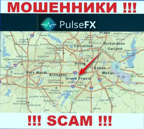 Пульс ФИкс - это обманная компания, пустившая корни в офшорной зоне на территории Grand Prairie, Texas