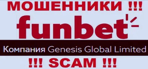 Инфа о юридическом лице компании ФанБет, им является Genesis Global Limited