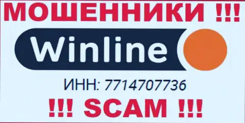Компания WinLine зарегистрирована под вот этим номером: 7714707736
