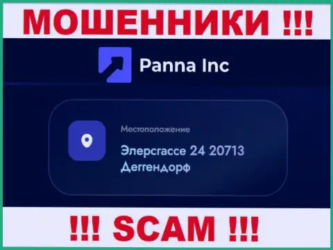 Юридический адрес регистрации компании Panna Inc на официальном сайте - ложный !!! БУДЬТЕ КРАЙНЕ ВНИМАТЕЛЬНЫ !!!