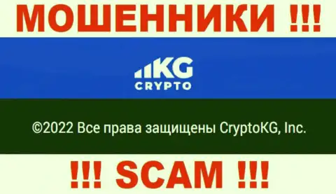 CryptoKG - юр. лицо интернет кидал компания CryptoKG, Inc