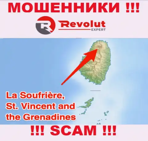 Контора Revolut Expert это internet-обманщики, находятся на территории St. Vincent and the Grenadines, а это оффшорная зона