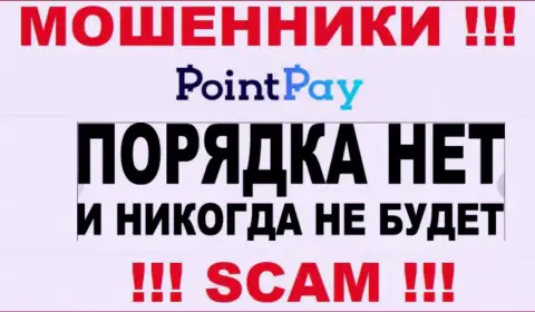 Деятельность интернет-мошенников Point Pay заключается исключительно в краже финансовых активов, поэтому у них и нет лицензии