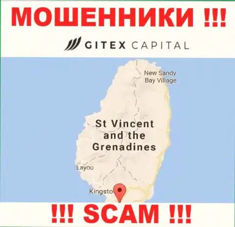 На своем веб-портале GitexCapital Pro написали, что зарегистрированы они на территории - St. Vincent and the Grenadines