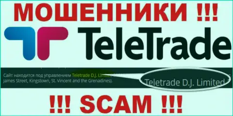 Teletrade D.J. Limited, которое управляет конторой Tele Trade
