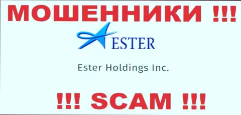 Сведения о юридическом лице интернет-лохотронщиков Ester Holdings Inc