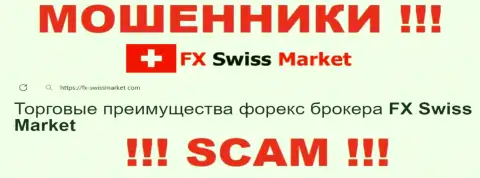 Тип деятельности FX SwissMarket: FOREX - отличный заработок для мошенников